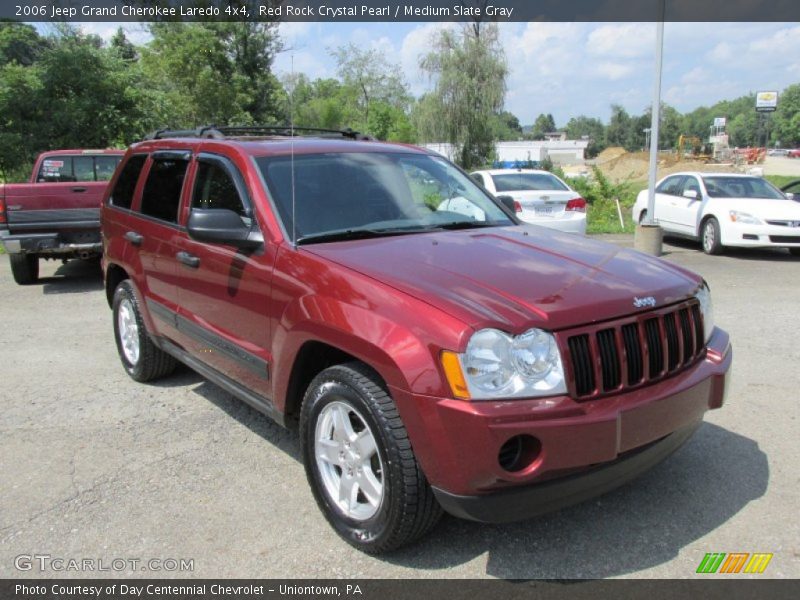 Red Rock Crystal Pearl / Medium Slate Gray 2006 Jeep Grand Cherokee Laredo 4x4