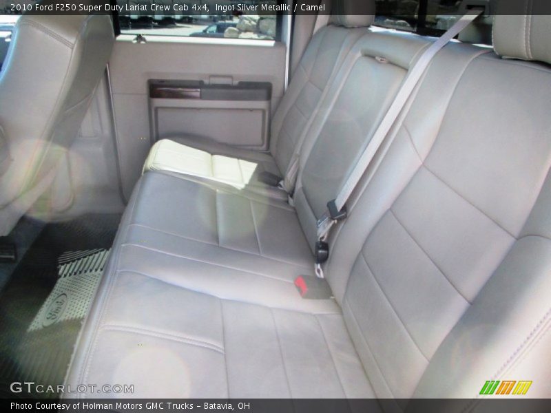 Ingot Silver Metallic / Camel 2010 Ford F250 Super Duty Lariat Crew Cab 4x4