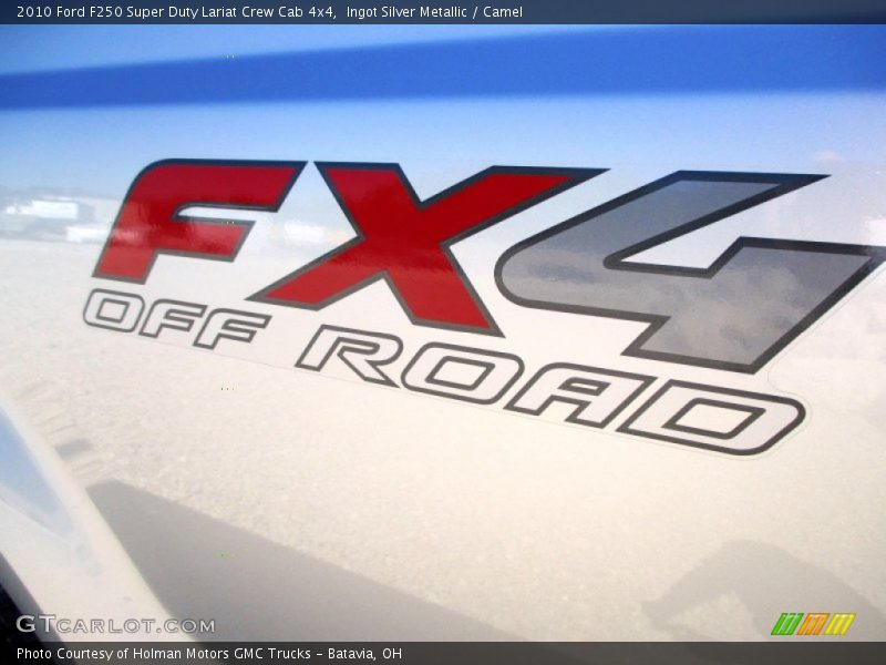 Ingot Silver Metallic / Camel 2010 Ford F250 Super Duty Lariat Crew Cab 4x4