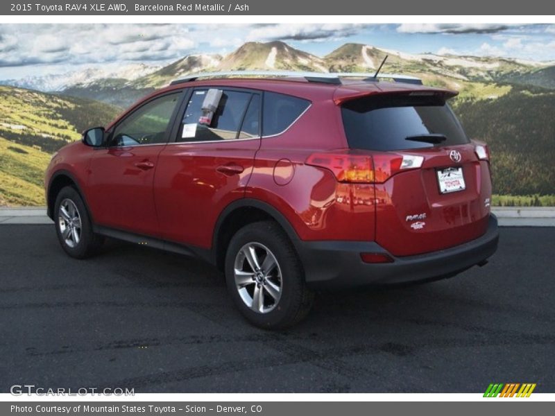 Barcelona Red Metallic / Ash 2015 Toyota RAV4 XLE AWD