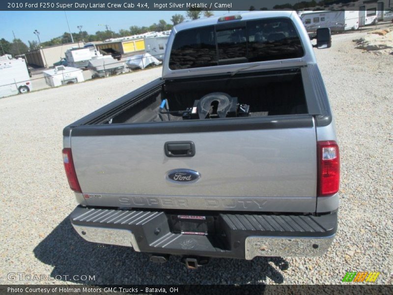 Ingot Silver Metallic / Camel 2010 Ford F250 Super Duty Lariat Crew Cab 4x4