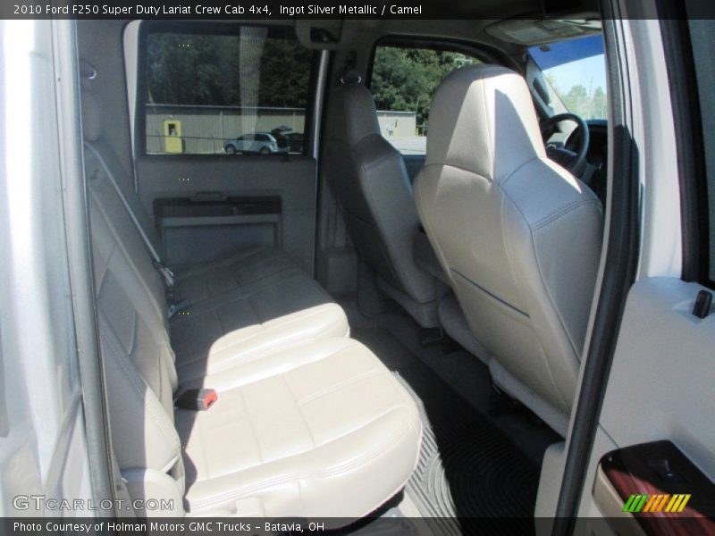 Ingot Silver Metallic / Camel 2010 Ford F250 Super Duty Lariat Crew Cab 4x4