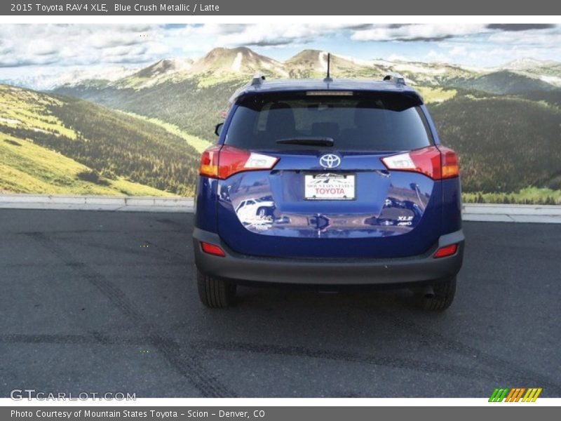 Blue Crush Metallic / Latte 2015 Toyota RAV4 XLE