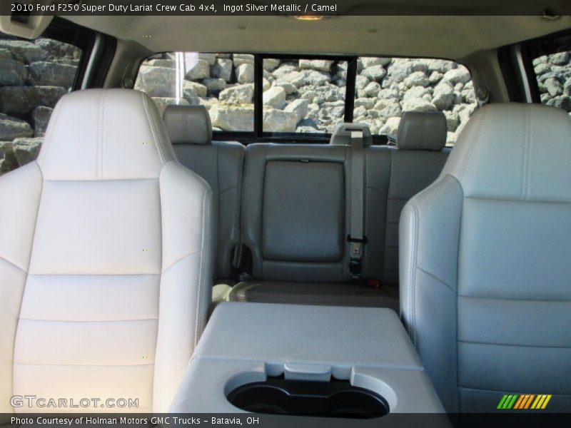 Ingot Silver Metallic / Camel 2010 Ford F250 Super Duty Lariat Crew Cab 4x4