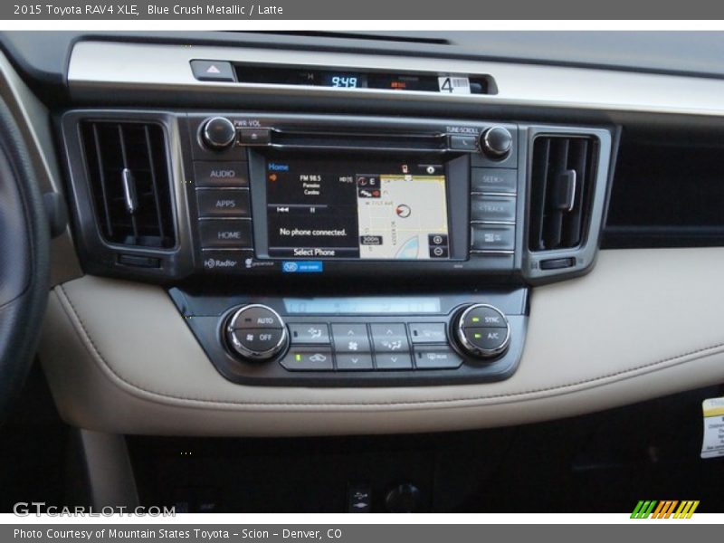 Blue Crush Metallic / Latte 2015 Toyota RAV4 XLE