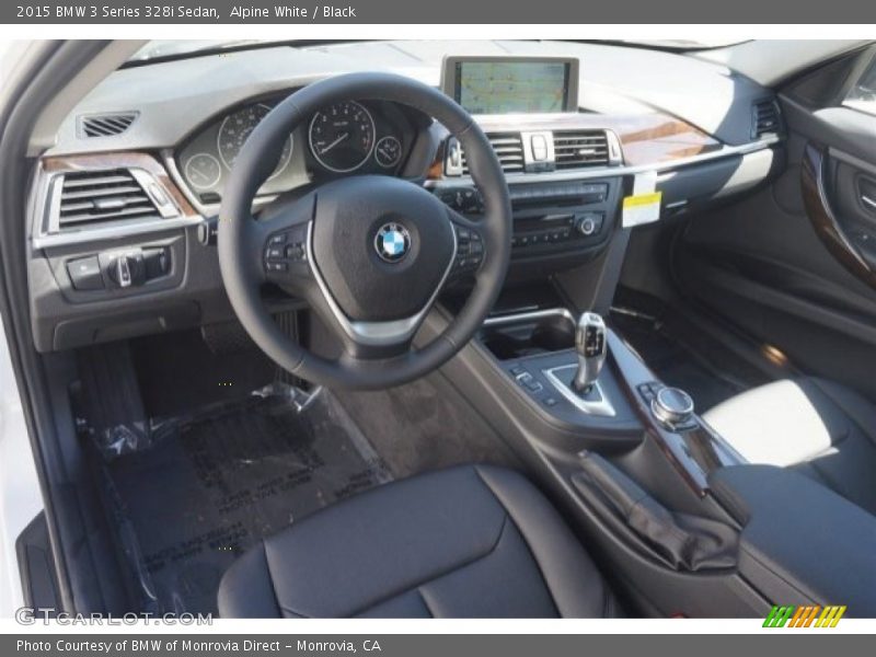 Alpine White / Black 2015 BMW 3 Series 328i Sedan