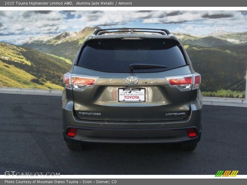 Alumina Jade Metallic / Almond 2015 Toyota Highlander Limited AWD