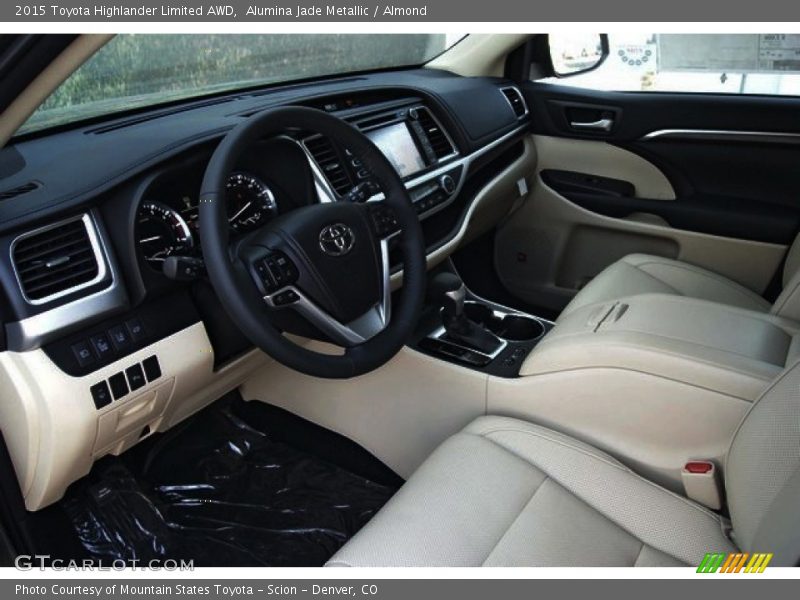 Alumina Jade Metallic / Almond 2015 Toyota Highlander Limited AWD