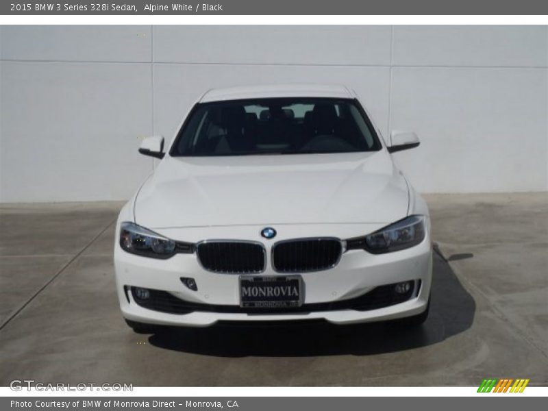 Alpine White / Black 2015 BMW 3 Series 328i Sedan