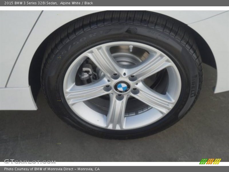 Alpine White / Black 2015 BMW 3 Series 328i Sedan