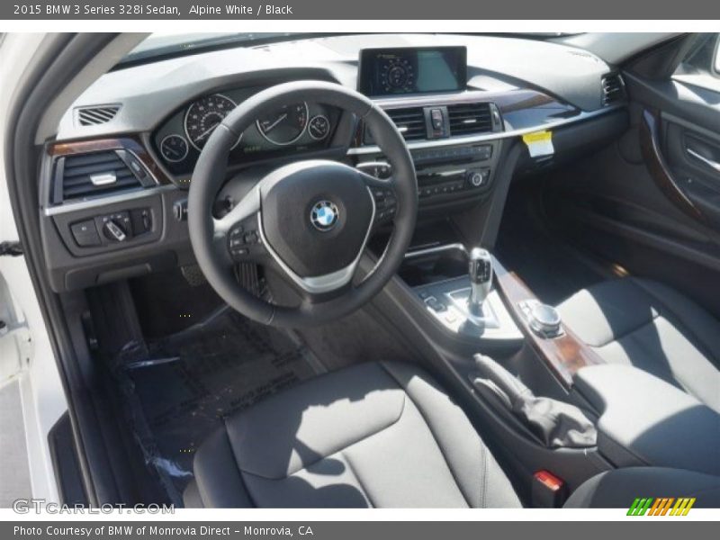 Alpine White / Black 2015 BMW 3 Series 328i Sedan