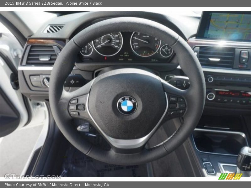 Alpine White / Black 2015 BMW 3 Series 328i Sedan