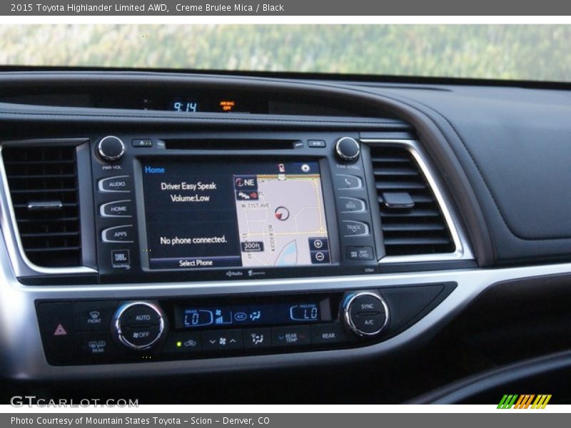 Creme Brulee Mica / Black 2015 Toyota Highlander Limited AWD