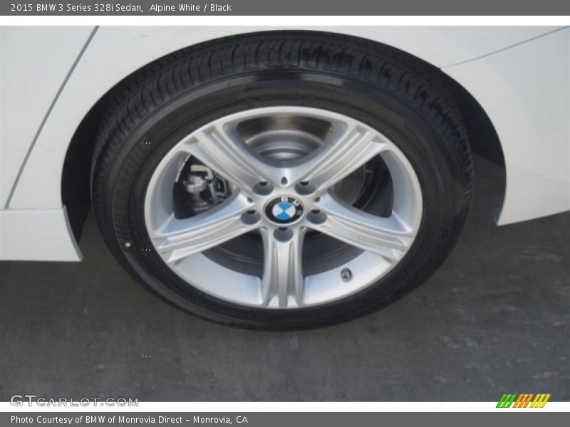 Alpine White / Black 2015 BMW 3 Series 328i Sedan