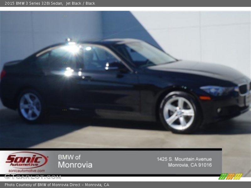 Jet Black / Black 2015 BMW 3 Series 328i Sedan