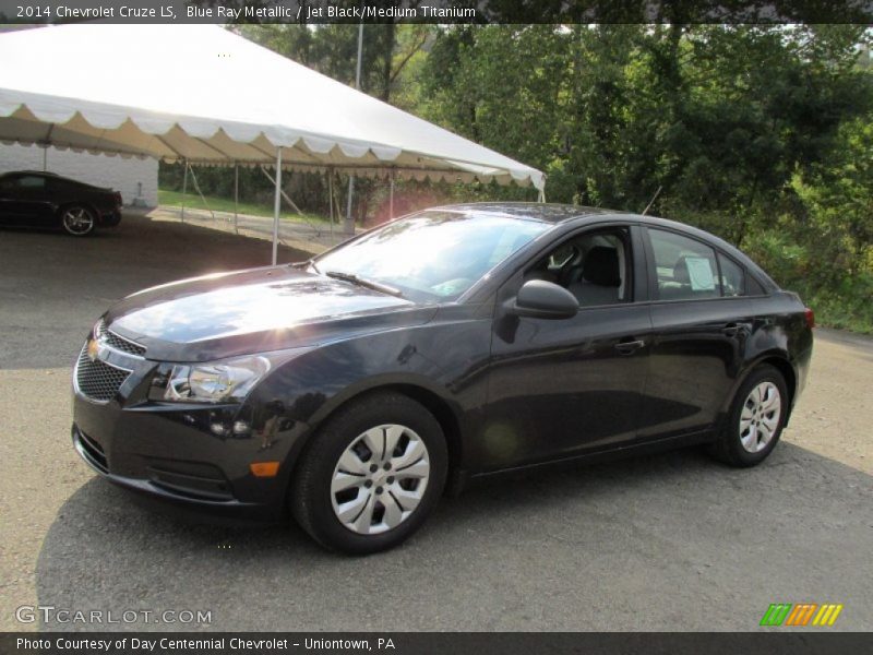 Blue Ray Metallic / Jet Black/Medium Titanium 2014 Chevrolet Cruze LS