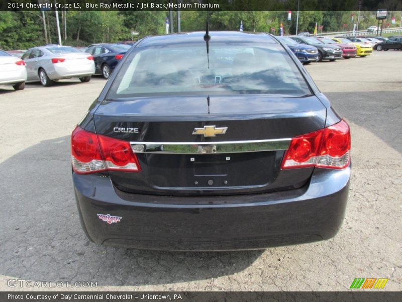 Blue Ray Metallic / Jet Black/Medium Titanium 2014 Chevrolet Cruze LS