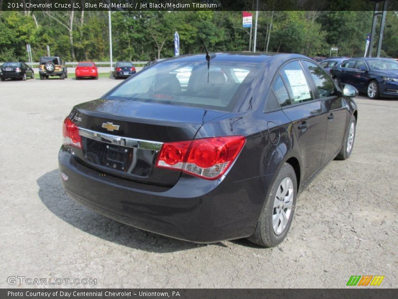 Blue Ray Metallic / Jet Black/Medium Titanium 2014 Chevrolet Cruze LS