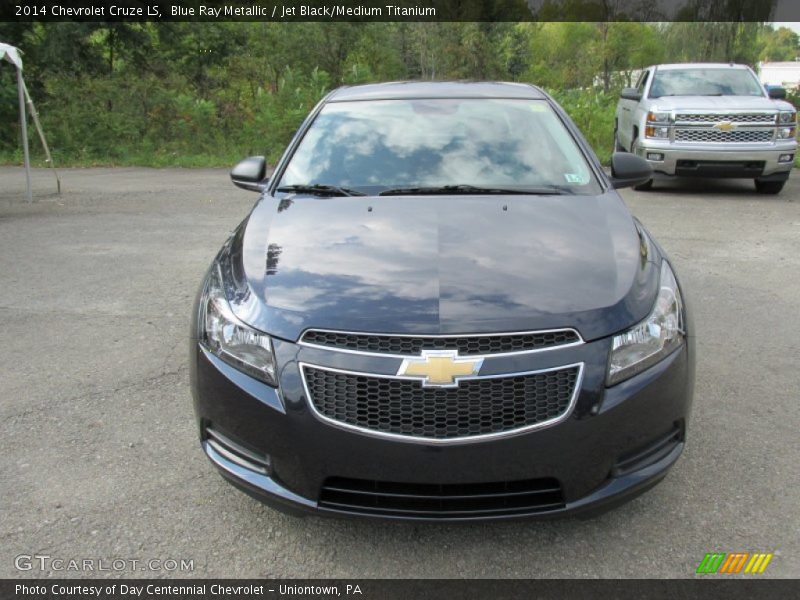 Blue Ray Metallic / Jet Black/Medium Titanium 2014 Chevrolet Cruze LS