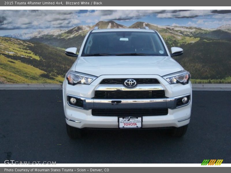 Blizzard White / Black 2015 Toyota 4Runner Limited 4x4