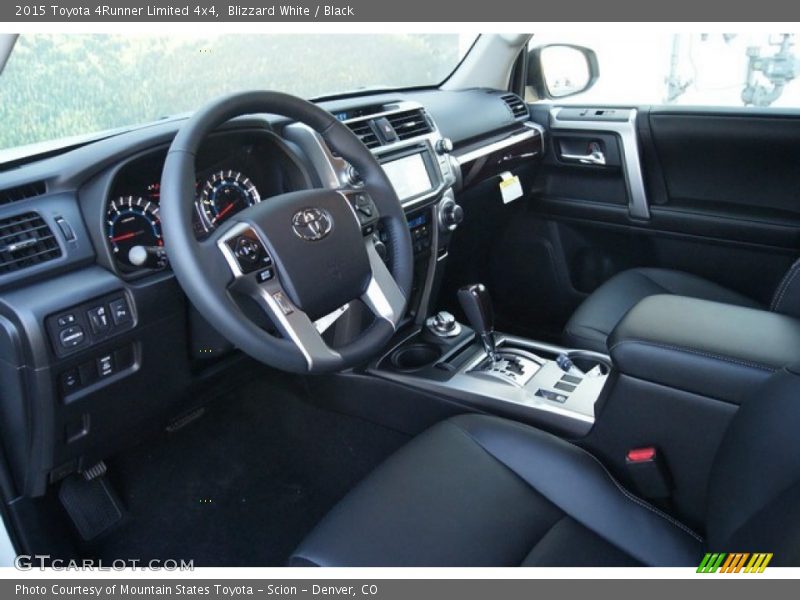 Blizzard White / Black 2015 Toyota 4Runner Limited 4x4