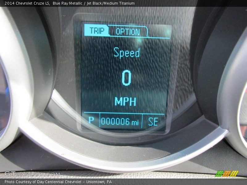 Blue Ray Metallic / Jet Black/Medium Titanium 2014 Chevrolet Cruze LS