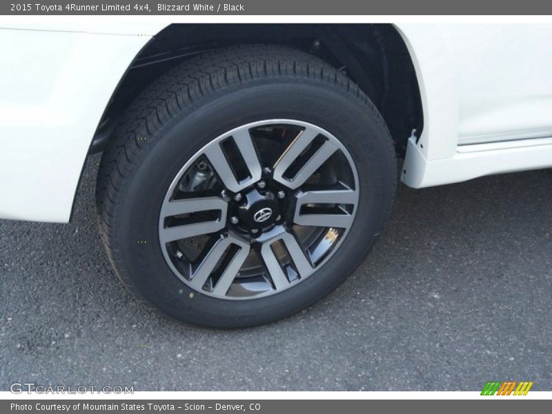 Blizzard White / Black 2015 Toyota 4Runner Limited 4x4