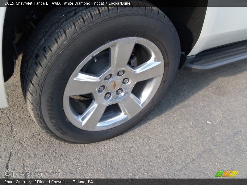 White Diamond Tricoat / Cocoa/Dune 2015 Chevrolet Tahoe LT 4WD