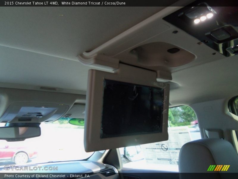 White Diamond Tricoat / Cocoa/Dune 2015 Chevrolet Tahoe LT 4WD