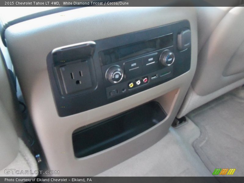 White Diamond Tricoat / Cocoa/Dune 2015 Chevrolet Tahoe LT 4WD
