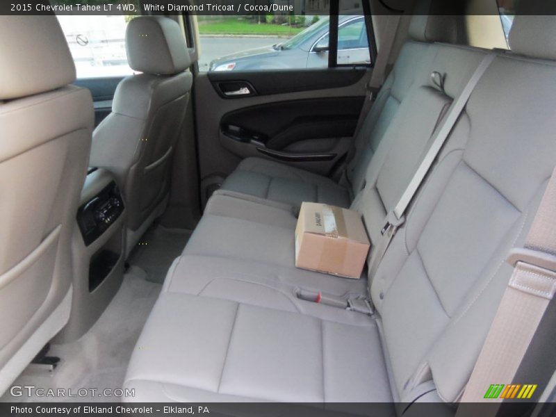 White Diamond Tricoat / Cocoa/Dune 2015 Chevrolet Tahoe LT 4WD