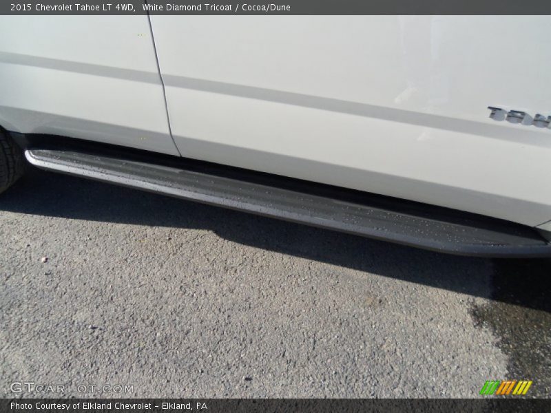 White Diamond Tricoat / Cocoa/Dune 2015 Chevrolet Tahoe LT 4WD