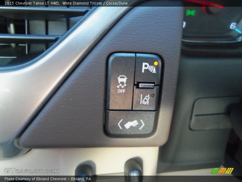 White Diamond Tricoat / Cocoa/Dune 2015 Chevrolet Tahoe LT 4WD
