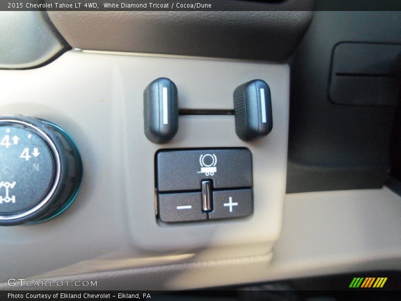 White Diamond Tricoat / Cocoa/Dune 2015 Chevrolet Tahoe LT 4WD