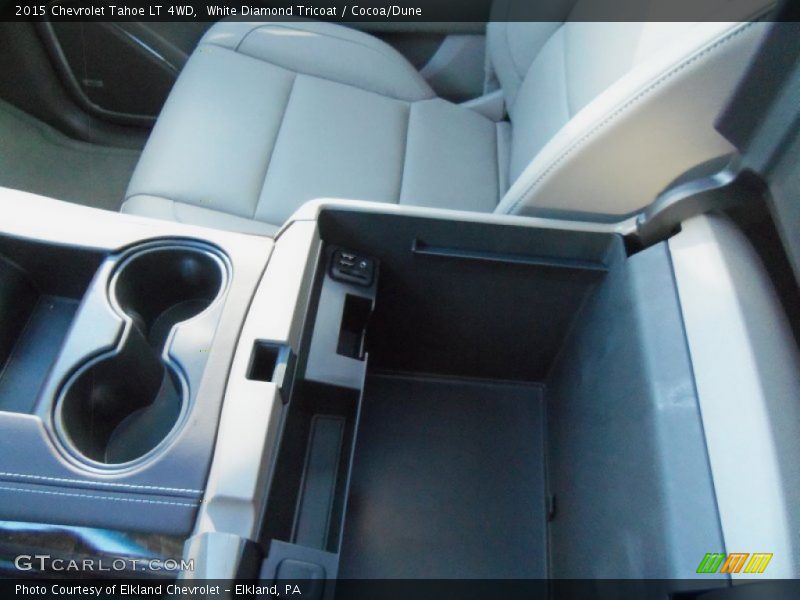 White Diamond Tricoat / Cocoa/Dune 2015 Chevrolet Tahoe LT 4WD