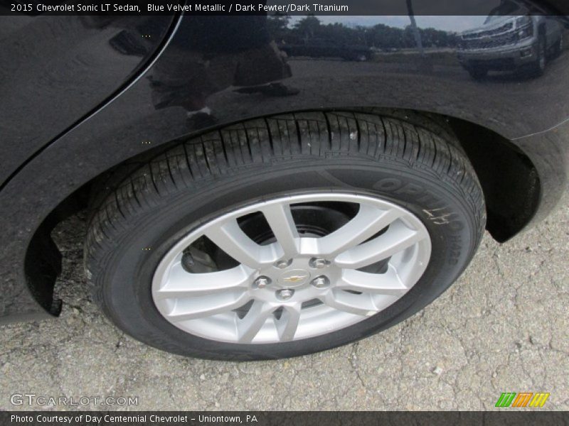 Blue Velvet Metallic / Dark Pewter/Dark Titanium 2015 Chevrolet Sonic LT Sedan
