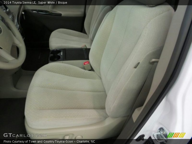 Super White / Bisque 2014 Toyota Sienna LE