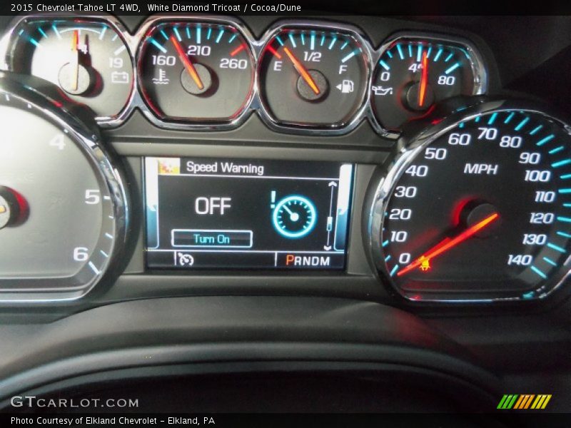White Diamond Tricoat / Cocoa/Dune 2015 Chevrolet Tahoe LT 4WD