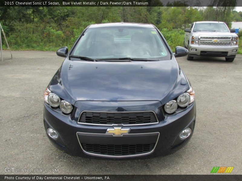 Blue Velvet Metallic / Dark Pewter/Dark Titanium 2015 Chevrolet Sonic LT Sedan