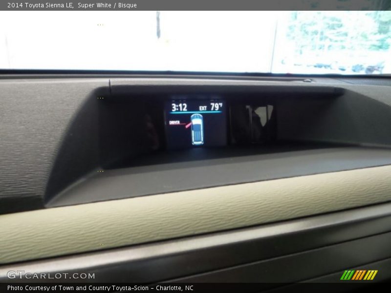 Super White / Bisque 2014 Toyota Sienna LE