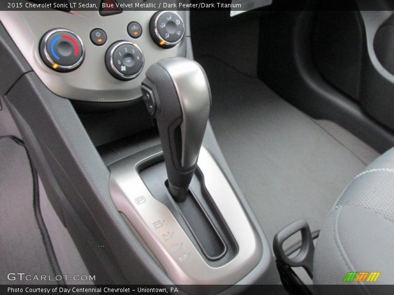 Blue Velvet Metallic / Dark Pewter/Dark Titanium 2015 Chevrolet Sonic LT Sedan