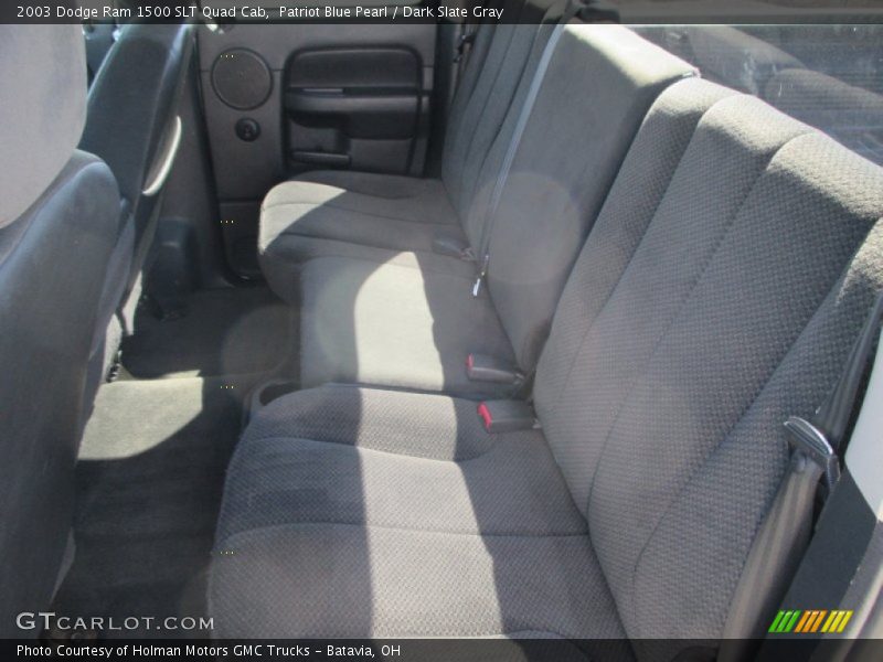 Patriot Blue Pearl / Dark Slate Gray 2003 Dodge Ram 1500 SLT Quad Cab