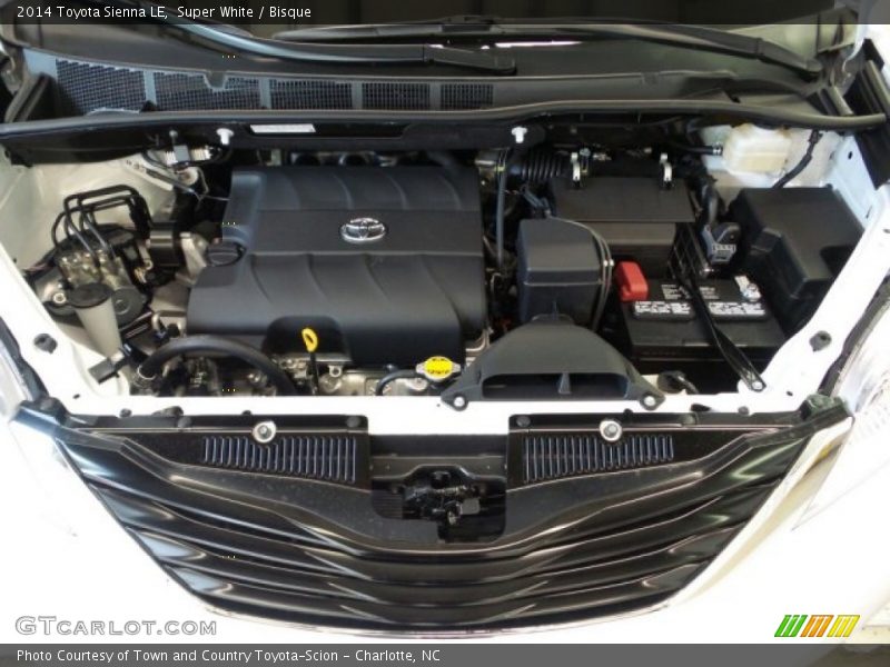 Super White / Bisque 2014 Toyota Sienna LE