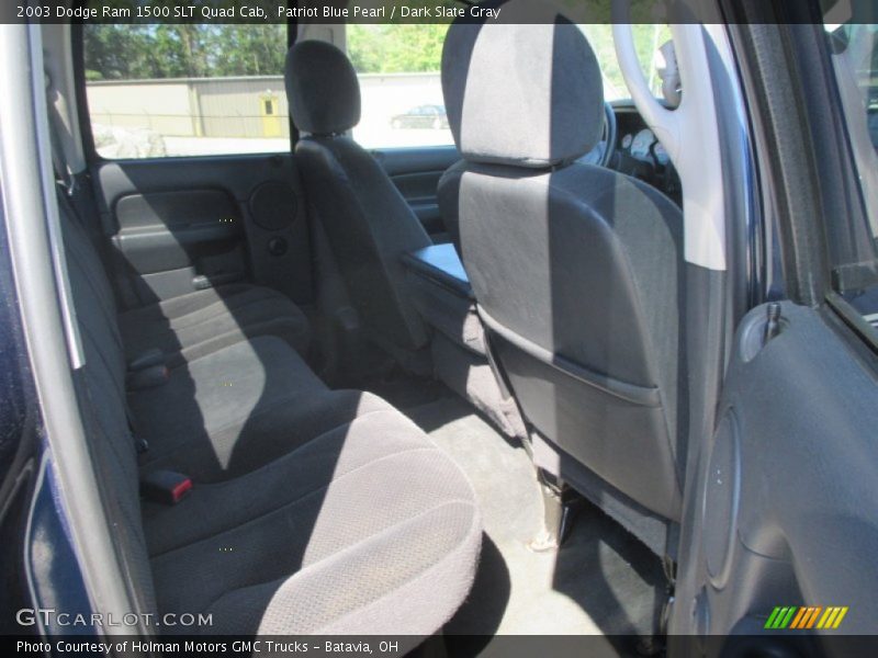 Patriot Blue Pearl / Dark Slate Gray 2003 Dodge Ram 1500 SLT Quad Cab