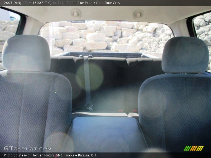 Patriot Blue Pearl / Dark Slate Gray 2003 Dodge Ram 1500 SLT Quad Cab