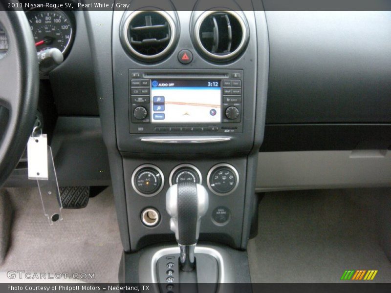 Pearl White / Gray 2011 Nissan Rogue SV