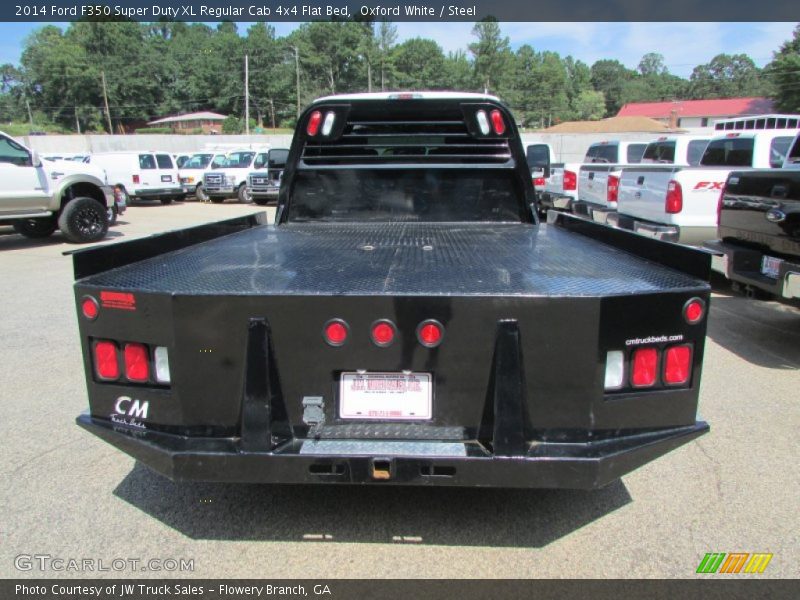 Oxford White / Steel 2014 Ford F350 Super Duty XL Regular Cab 4x4 Flat Bed