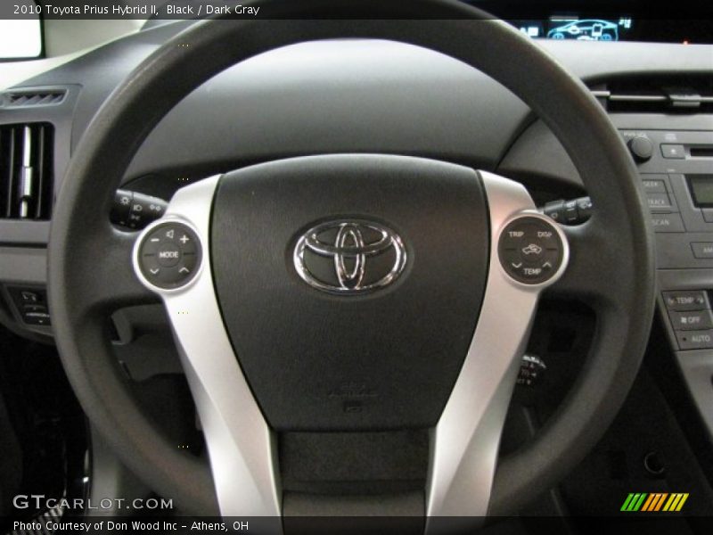 Black / Dark Gray 2010 Toyota Prius Hybrid II