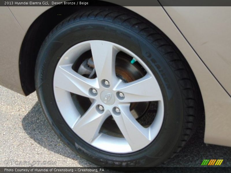 Desert Bronze / Beige 2013 Hyundai Elantra GLS