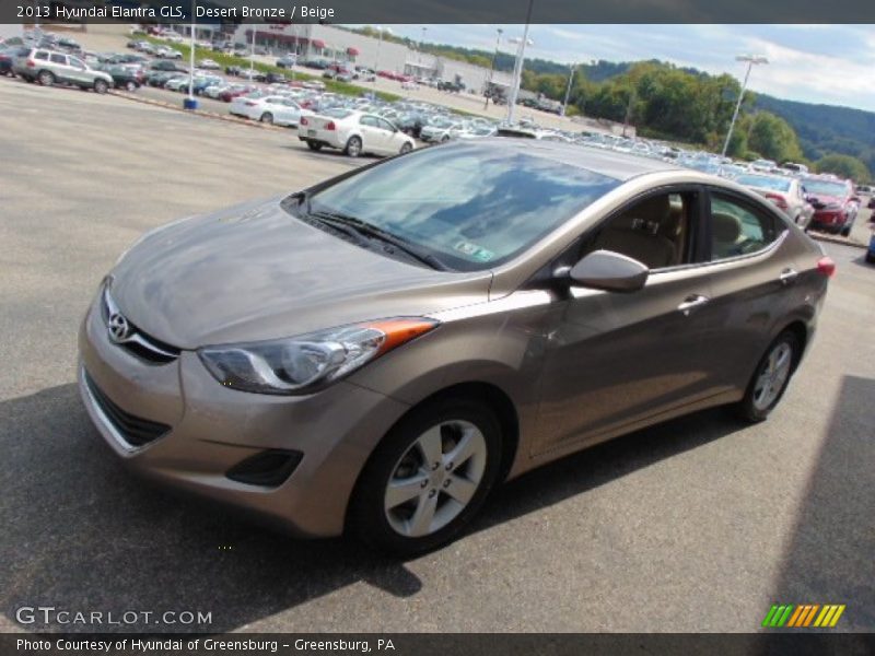 Desert Bronze / Beige 2013 Hyundai Elantra GLS